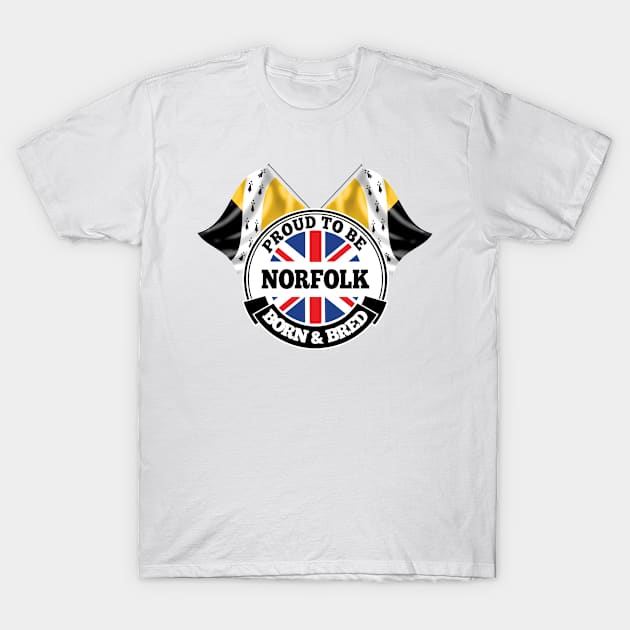 Proud to be Norfolk Born and Bred T-Shirt by Ireland